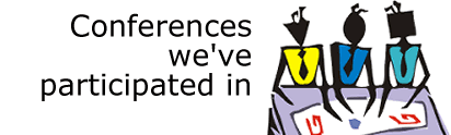 A list of conferences FUNREDES participated in