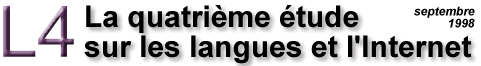 L4:  La quatri�me �tude sur les langues et l'Internet