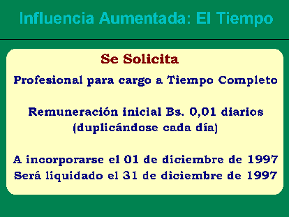 Aviso: Se Solicita un Profesional a Tiempo Completo